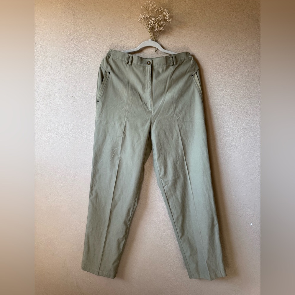 Jamie Sadock | Olive Golf Pants | Size 10